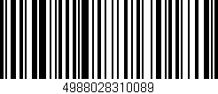 Código de barras (EAN, GTIN, SKU, ISBN): '4988028310089'