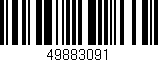 Código de barras (EAN, GTIN, SKU, ISBN): '49883091'