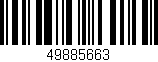 Código de barras (EAN, GTIN, SKU, ISBN): '49885663'