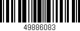 Código de barras (EAN, GTIN, SKU, ISBN): '49886083'