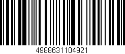 Código de barras (EAN, GTIN, SKU, ISBN): '4988631104921'