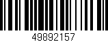 Código de barras (EAN, GTIN, SKU, ISBN): '49892157'