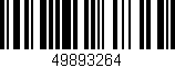 Código de barras (EAN, GTIN, SKU, ISBN): '49893264'