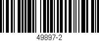 Código de barras (EAN, GTIN, SKU, ISBN): '49897-2'