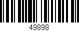 Código de barras (EAN, GTIN, SKU, ISBN): '49898'