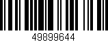 Código de barras (EAN, GTIN, SKU, ISBN): '49899644'
