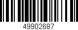 Código de barras (EAN, GTIN, SKU, ISBN): '49902687'