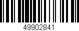 Código de barras (EAN, GTIN, SKU, ISBN): '49902841'