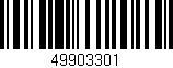 Código de barras (EAN, GTIN, SKU, ISBN): '49903301'