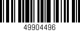 Código de barras (EAN, GTIN, SKU, ISBN): '49904496'