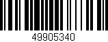 Código de barras (EAN, GTIN, SKU, ISBN): '49905340'