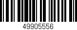 Código de barras (EAN, GTIN, SKU, ISBN): '49905556'