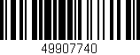 Código de barras (EAN, GTIN, SKU, ISBN): '49907740'