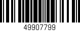 Código de barras (EAN, GTIN, SKU, ISBN): '49907799'
