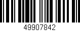 Código de barras (EAN, GTIN, SKU, ISBN): '49907842'