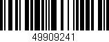 Código de barras (EAN, GTIN, SKU, ISBN): '49909241'