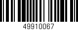 Código de barras (EAN, GTIN, SKU, ISBN): '49910067'