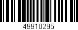 Código de barras (EAN, GTIN, SKU, ISBN): '49910295'