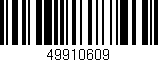 Código de barras (EAN, GTIN, SKU, ISBN): '49910609'