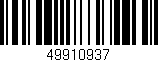 Código de barras (EAN, GTIN, SKU, ISBN): '49910937'