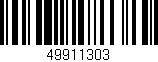 Código de barras (EAN, GTIN, SKU, ISBN): '49911303'