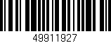 Código de barras (EAN, GTIN, SKU, ISBN): '49911927'