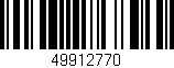 Código de barras (EAN, GTIN, SKU, ISBN): '49912770'