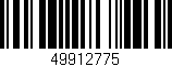 Código de barras (EAN, GTIN, SKU, ISBN): '49912775'