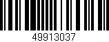 Código de barras (EAN, GTIN, SKU, ISBN): '49913037'