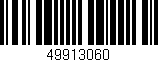 Código de barras (EAN, GTIN, SKU, ISBN): '49913060'