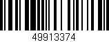 Código de barras (EAN, GTIN, SKU, ISBN): '49913374'