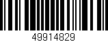 Código de barras (EAN, GTIN, SKU, ISBN): '49914829'