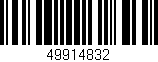 Código de barras (EAN, GTIN, SKU, ISBN): '49914832'