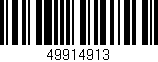 Código de barras (EAN, GTIN, SKU, ISBN): '49914913'
