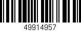 Código de barras (EAN, GTIN, SKU, ISBN): '49914957'