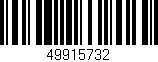 Código de barras (EAN, GTIN, SKU, ISBN): '49915732'