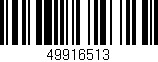 Código de barras (EAN, GTIN, SKU, ISBN): '49916513'