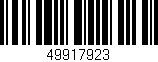 Código de barras (EAN, GTIN, SKU, ISBN): '49917923'