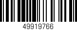 Código de barras (EAN, GTIN, SKU, ISBN): '49919766'