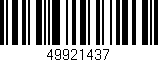 Código de barras (EAN, GTIN, SKU, ISBN): '49921437'