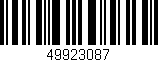 Código de barras (EAN, GTIN, SKU, ISBN): '49923087'