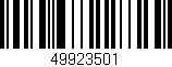 Código de barras (EAN, GTIN, SKU, ISBN): '49923501'