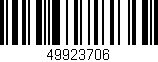 Código de barras (EAN, GTIN, SKU, ISBN): '49923706'
