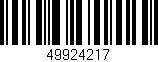 Código de barras (EAN, GTIN, SKU, ISBN): '49924217'