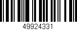 Código de barras (EAN, GTIN, SKU, ISBN): '49924331'