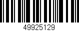 Código de barras (EAN, GTIN, SKU, ISBN): '49925129'