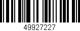 Código de barras (EAN, GTIN, SKU, ISBN): '49927227'