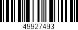 Código de barras (EAN, GTIN, SKU, ISBN): '49927493'