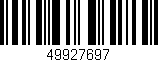 Código de barras (EAN, GTIN, SKU, ISBN): '49927697'