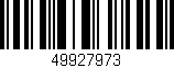 Código de barras (EAN, GTIN, SKU, ISBN): '49927973'
